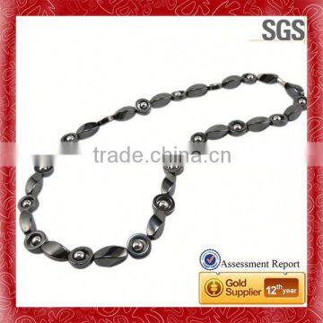 hematite magnetic latest design saudi gold jewelry necklace