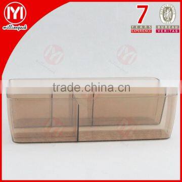 High quality Oblong Plastic Storage Box/Collecting Box with 8 compartment/dividers