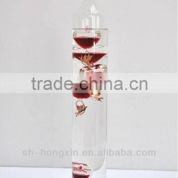 Galileo thermometer glass thermometer