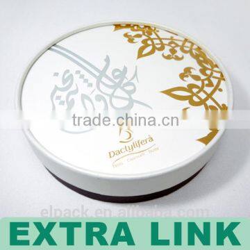 Fashion Design Embossing Stamping Logo Customized Carboard Cylinder Round Gift Box photo-2