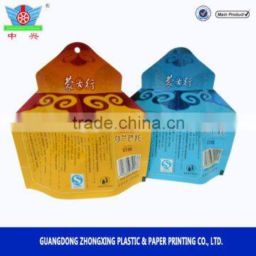 Food Laminated Plastic Packing Bags,shaped Pouch With Tear Notch,moisture Barrier