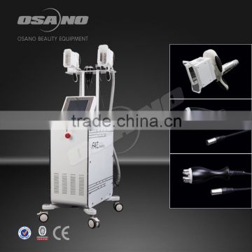 Skin beauty Care cryo lipolysis machine 2 handles and rf cavitation