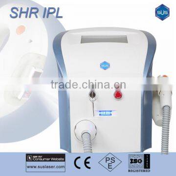 2016 portable ipl+opt+shr super hair removal machine