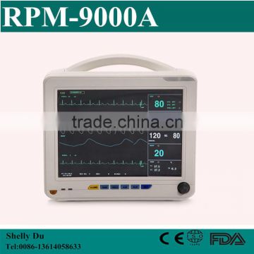 Hospital and Clinic Use 12 inch Multi-Parameter Patient Monitor with Printer/Thermal Recorder and ETCO2 RPM-9000A-Shelly