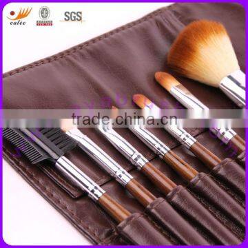 makeup brush set with aluminum ferrule ,MOQ are available