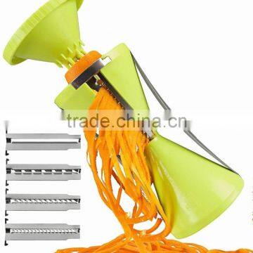 High quality 4 in 1 Kitchen Tools Spiral Vegetable Slicer