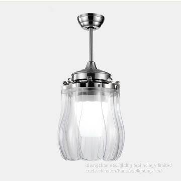 110-240v 70w AC DC Motor 42'' Retractable Ceiling Fan With Lights photo-3