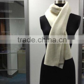 cashmere knitted scarf