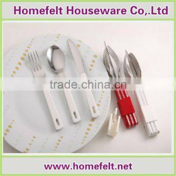 plastic forks and knives