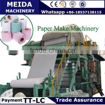 Model 1575 paper recycling machine for waste paper Complete Plant