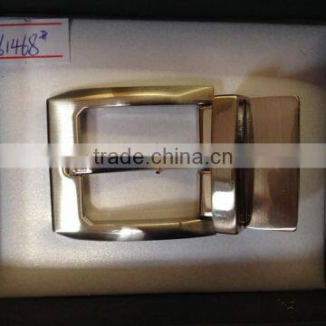 Customized High Quality Men Simple Pin Metal Belt Buckle 30mm Reversible Pin Belt Zinc Alloy Belt Buckle