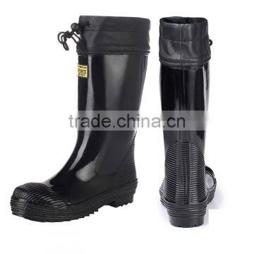 Natural Rubber Men Safety Working Boots Equipped With Steel Toe Cap and Steel Midsole photo-2