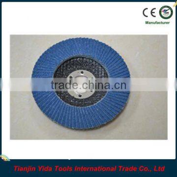 zirconia oxide flap disc with fiberglass backing