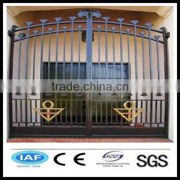 Wholesale alibaba China CE&ISO certificated Wrought iron door(pro manufacturer)