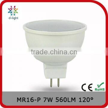 MR16 560lm 7w 50we GU5.3 12V epistar spot lamp