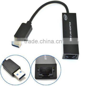 USB 3.0 10/100/1000Mbps Gigabit Ethernet RJ45 External Network Card Lan Adapter
