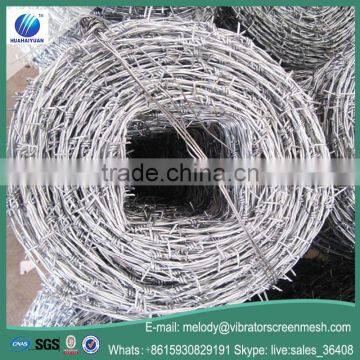 Wholesale cheap galvanized barbed wire price per roll for sale manufacturer china