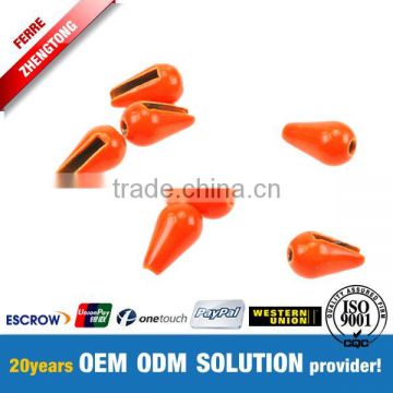 Tungsten Tear Drop Fluo Orange Heavier than Fishing Lead Sinkers