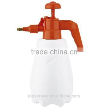 1LTOP Pressure Hand Farm and Water Pump Garden Sprayer White Orange