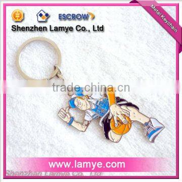 Fashion metal keyrings promotional