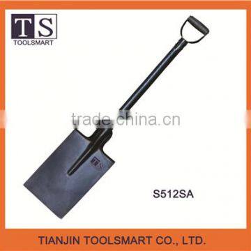 Many types of steel garden snow shovel with wooden handle