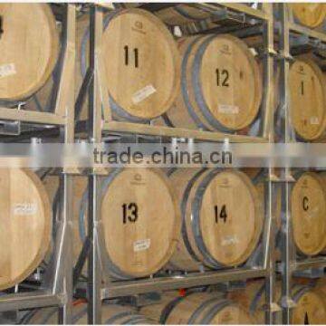 Heavy duty steel wine barrels storage rack