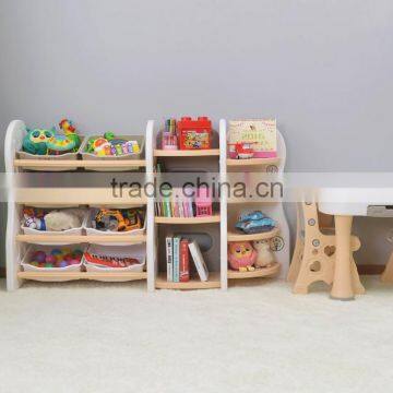 Children's Clear Plastic Bookcase Corner Bookcase photo-6