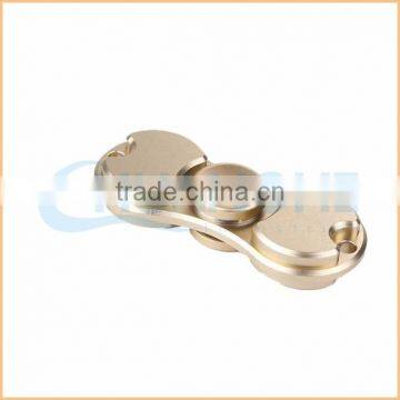 Copper Fidgets Hand Spinner Copper Material Two Finger Gyro For Autism photo-2