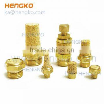 Male Thread Sintered Brass Pneumatic Air Exhaust Silencer photo-4