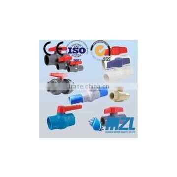 PVC Union Ball Valve With Socket Ends / Threaded Ends;Good Quality!! photo-4