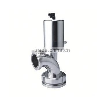 sanitary pan bottom valve