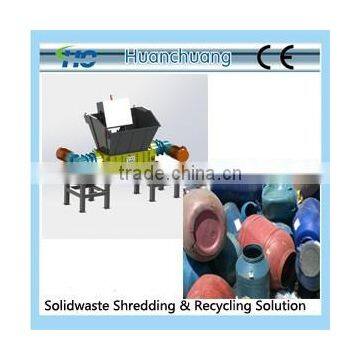 Plastic container shredder