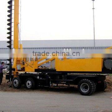 Wheeled Type Small Energy-saving Drilling Machine,11m Depth Pile Drilling Rig, HF360 Piling Drilling Rig photo-3