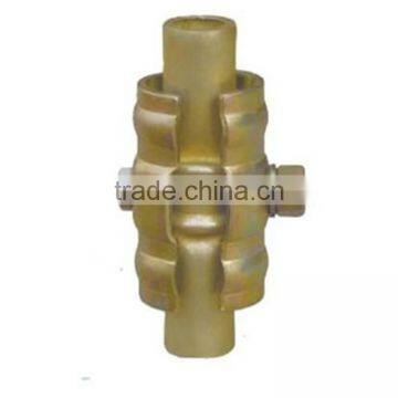 Galvanized scaffolding pipe connecting coupler