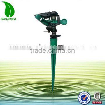 Portable 1/2" male thread plastic impact water sprinkler with stick