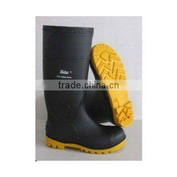 100% PVC Anti-slip Rain Boot/Industrial Work Safety Boot/CE EN ISO 20345 S5 PVC Safety Boots photo-6