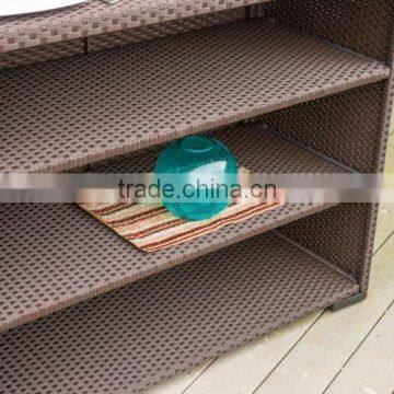 TG15-0200 Garden Furniture 7 Pieces Rattan Bar Table and Chair Set photo-4