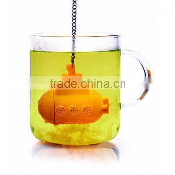 Yellow Submarine Silicone Tea Infuser,Silicone Tea Strainer,Silicone Tea Holder