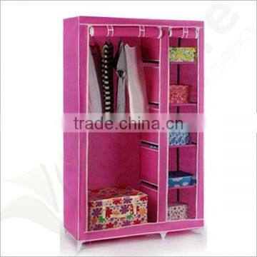 Portable Non-Woven Fabric Wardrobe cloghtes storage cabinet