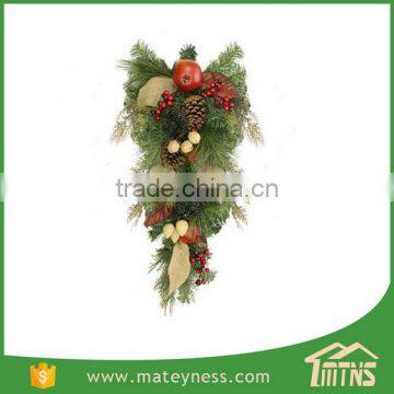 Artificial Outdoor Christmas Swag Lights Decoration photo-5