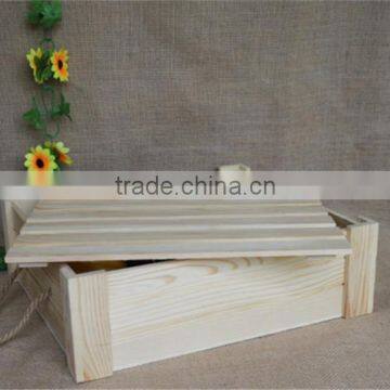 Top Grade Handmade Natural Wooden Rice Storage Containers With Lid photo-4