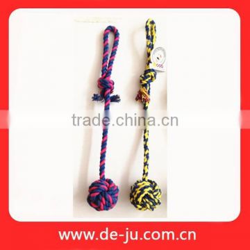 Dog Cat Pet Colorful Rope Natural Dog Toy