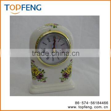 Vintage Table Clock/Porcelain Table Clock photo-4