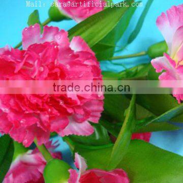 Artificial Carnations Flowers Plastic photo-6