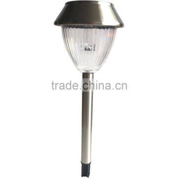 6pk Stainless Steel Solar Pathway Light LED Outdoor Garden Landscape Lawn Lamp photo-2