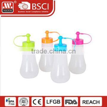 HAIXING durable plastic 200 250 300 350 400 450 ML squeeze bottles