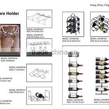 Household Wire Wall Mount Wine Rack photo-6