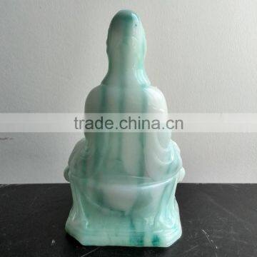 Polyresin Jade Kuan-yin Figurine photo-4