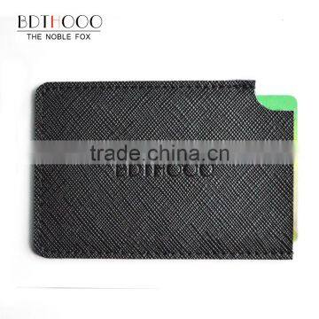 Custom portable card holder/ leather card holder wallet from Italy