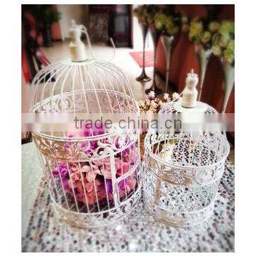 Antique Flower Iron Bird Cage for Sales photo-2